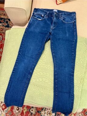 J. Crew Men’s Skinny Jeans in Deep Indigo Blue